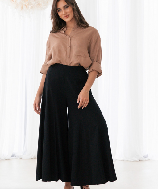 Elevate Palazzo Pants - Black