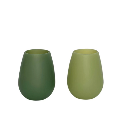 Fegg - Set of Two Unbreakable Tumbler by Porter Green - Sage and Olive