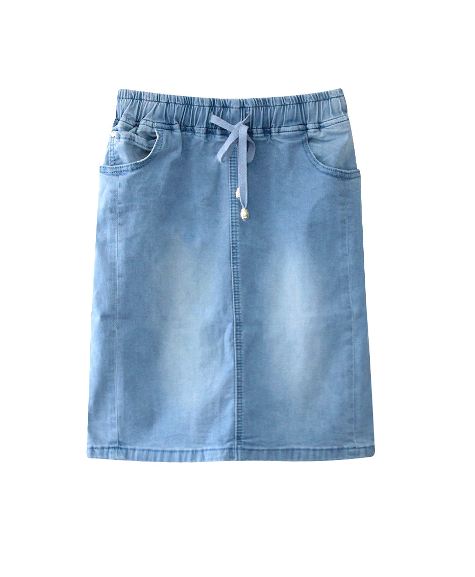 Jogger Skirt - Light Blue denim