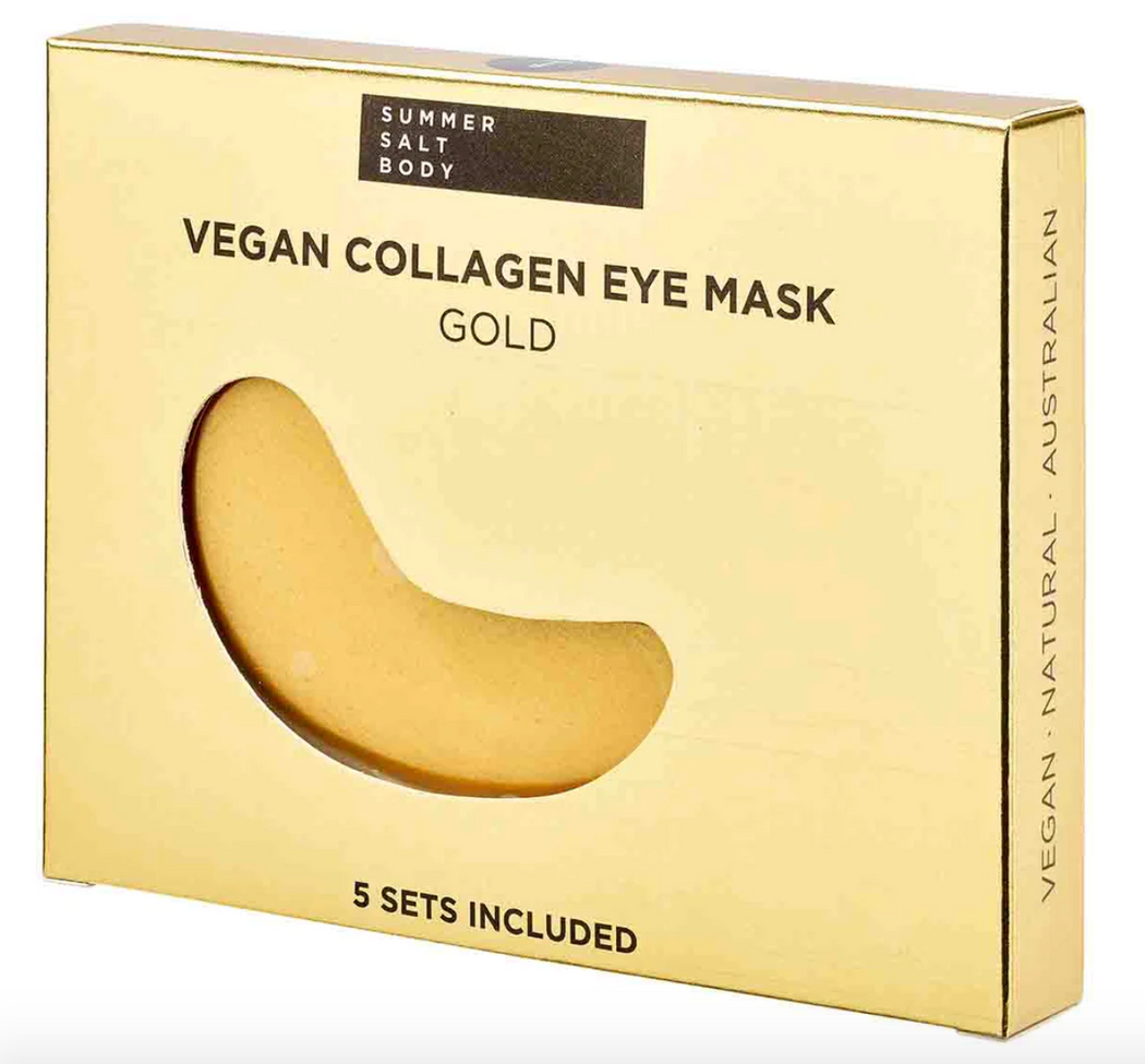 Vegan Collagen Eye Mask - Gold