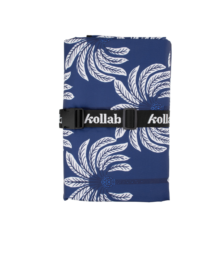 Medium Picnic Rug by Kollab - Malibu blue