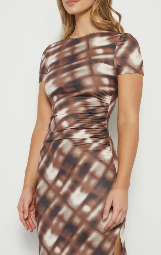 Dress - Chocolate Multi Check