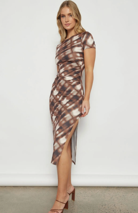 Dress - Chocolate Multi Check