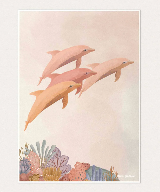 Dolphin Print by Karina Jambrak