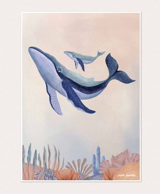 Whale Print by Karina Jambrak