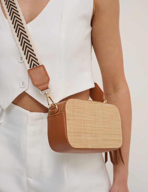 Ebony Crossbody Bag - Tan