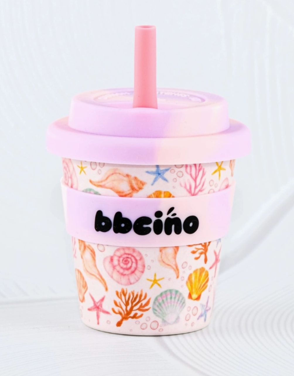 Reusable Baby Cino Coffee Cup 120mL - Shell yeah