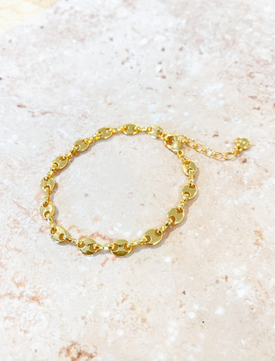 18K Gold Plated Chain Bracelet