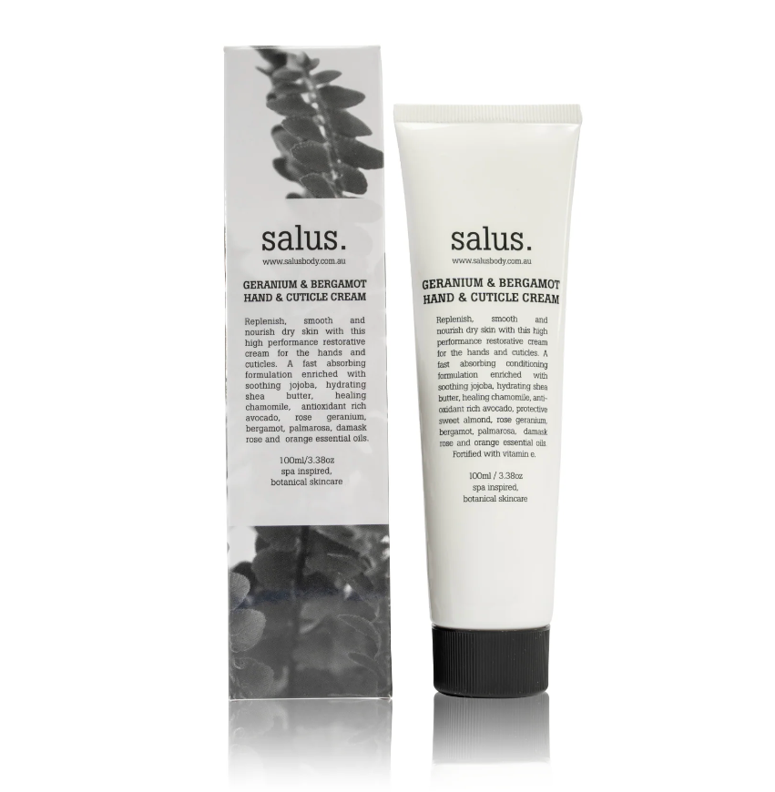 Geranium and Bergamot Hand and Cuticle cream - by Salus
