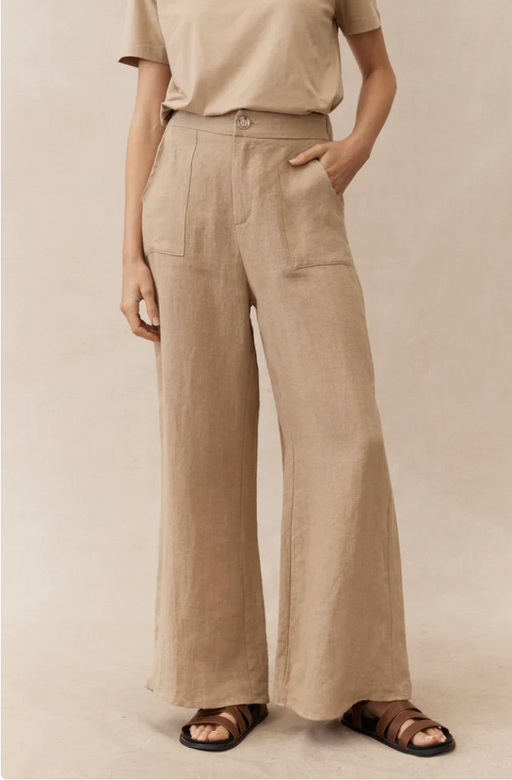 Little Lies Jude Pants - Taupe