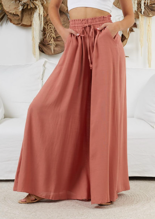 Palazzo Pants - Dusty Pink