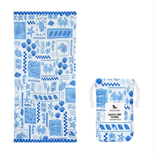 Dock & Bay 100% Recycled Towel - Grecian Shores