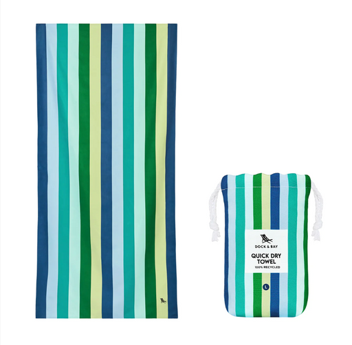 Dock & Bay 100% Recycled Towel - Cool Lagoon