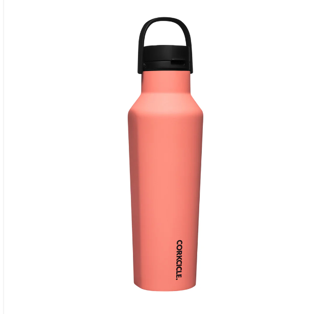 Corkcicle - 600ml Water Bottle - Coral