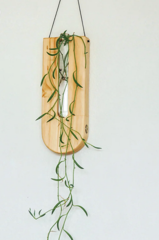 Timber wall hanger - Drop, Natural