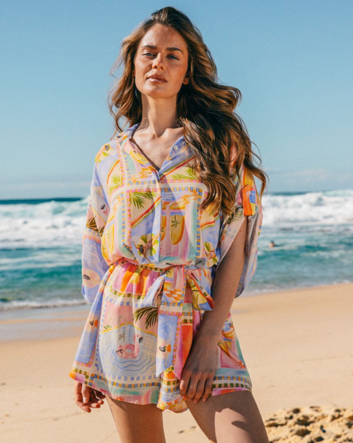 Melrose Playsuit - Multi print