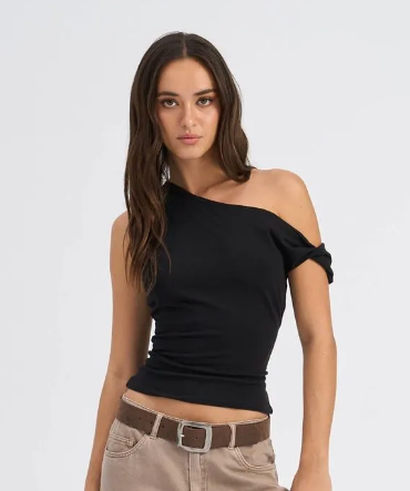 Off Shoulder Top - Black