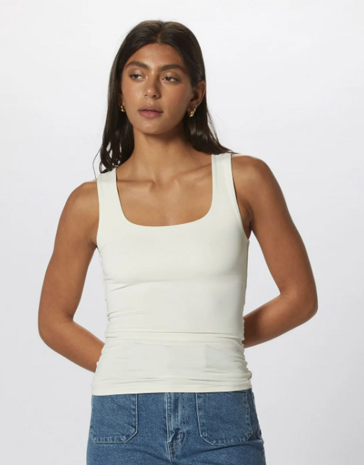 Reversible Staple Tank Top - White
