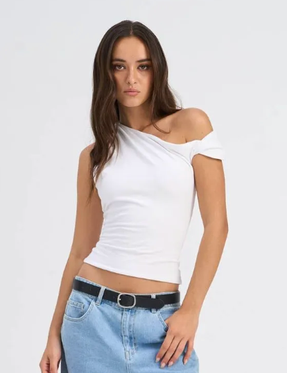 Off Shoulder Top - White