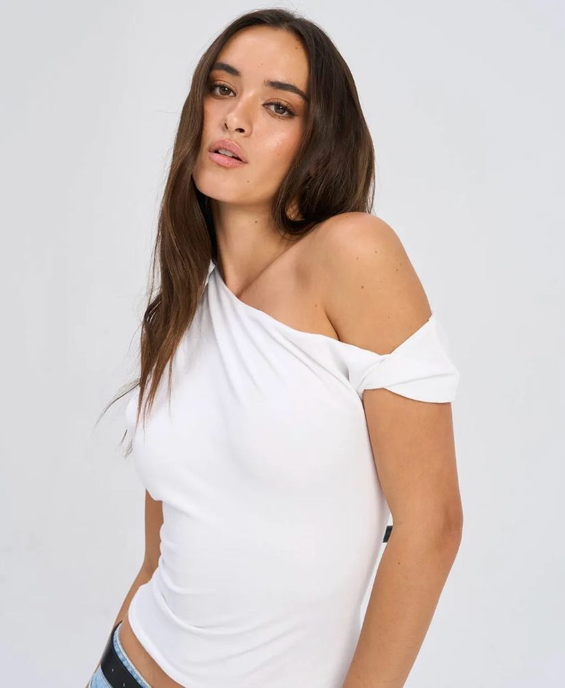 Off Shoulder Top - White