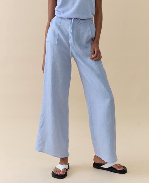 Little Lies Remy Pants - Powder Blue