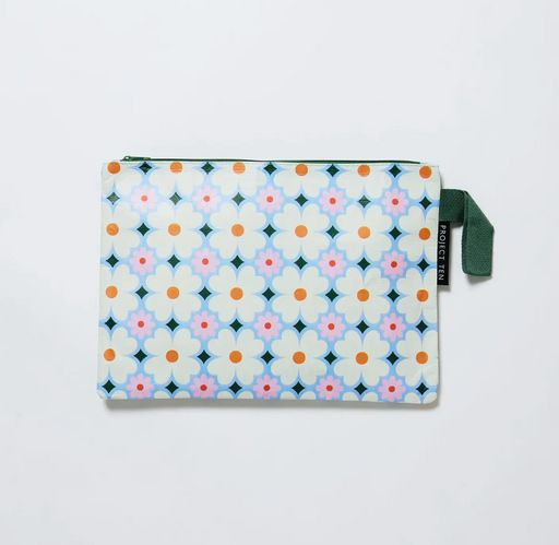 Project Ten Large Zip Pouch - Daisy