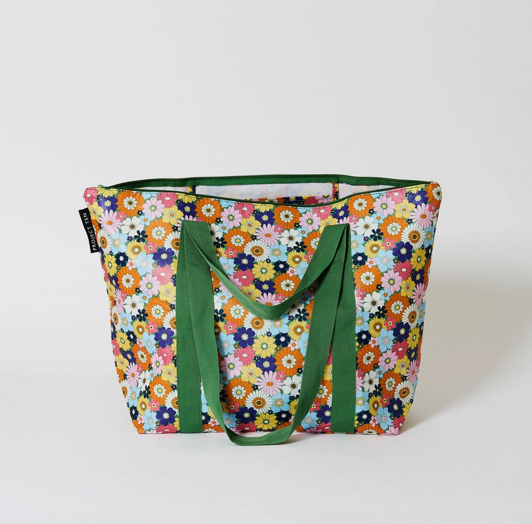 Project Ten Zip Tote Bag - Posy