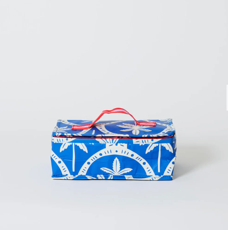 Project Ten Lunch Bag - Blue Palm