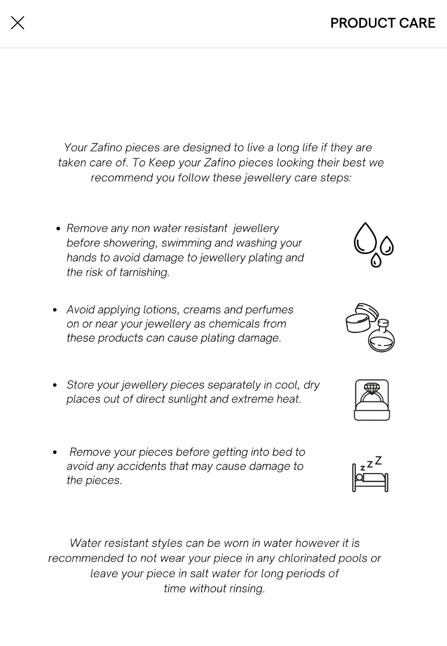 Zafino 18K Gold Plated - Dani Tennis Necklace