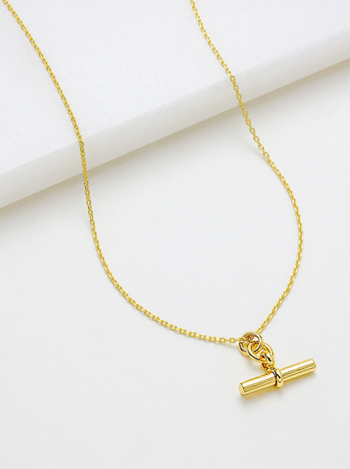 Zafino 18K Gold Plated Ocean Mini Necklace - Winnie Mini Fob