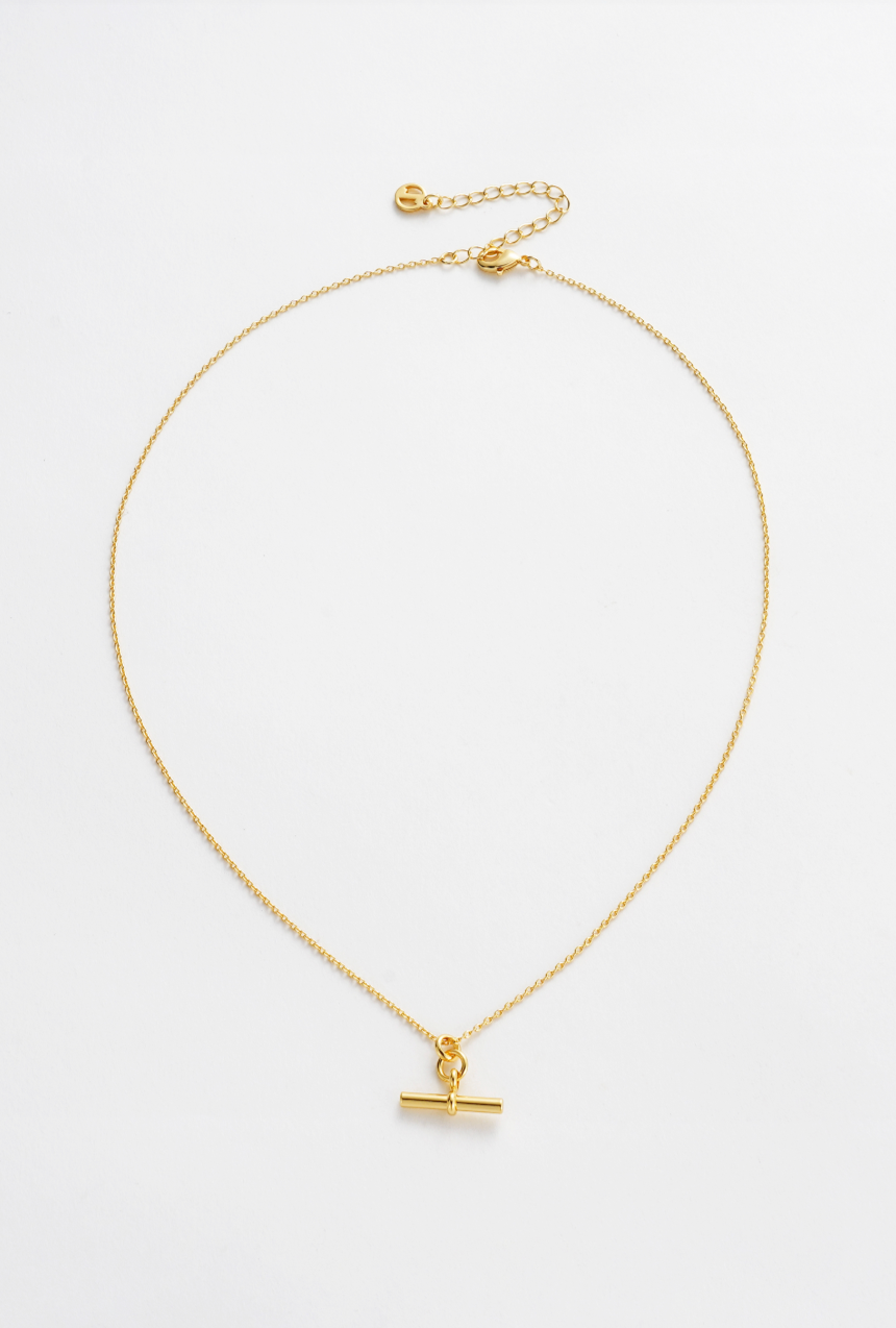 Zafino 18K Gold Plated Ocean Mini Necklace - Winnie Mini Fob