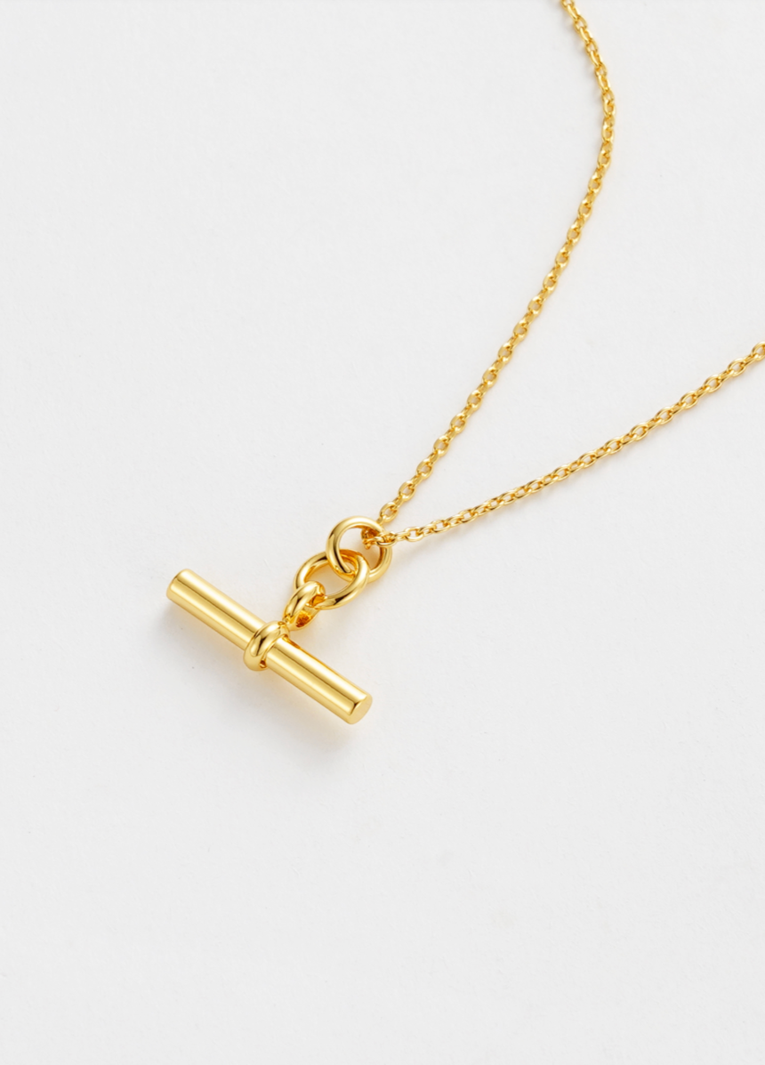 Zafino 18K Gold Plated Ocean Mini Necklace - Winnie Mini Fob