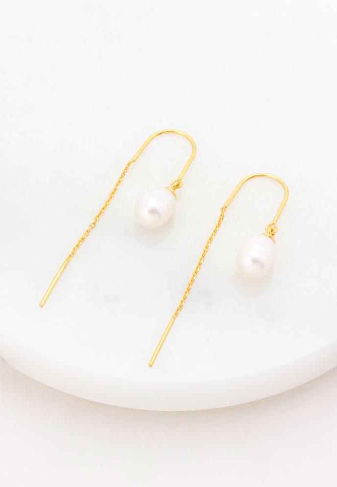 Zafino 18K Gold Plated Talia Thread Earring