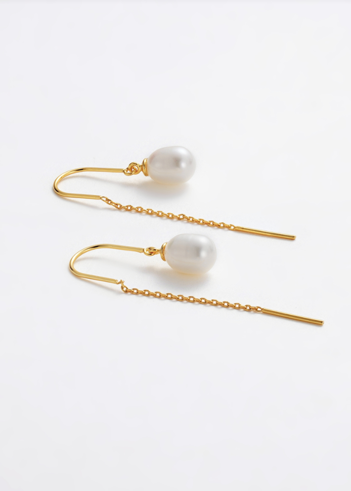 Zafino 18K Gold Plated Talia Thread Earring