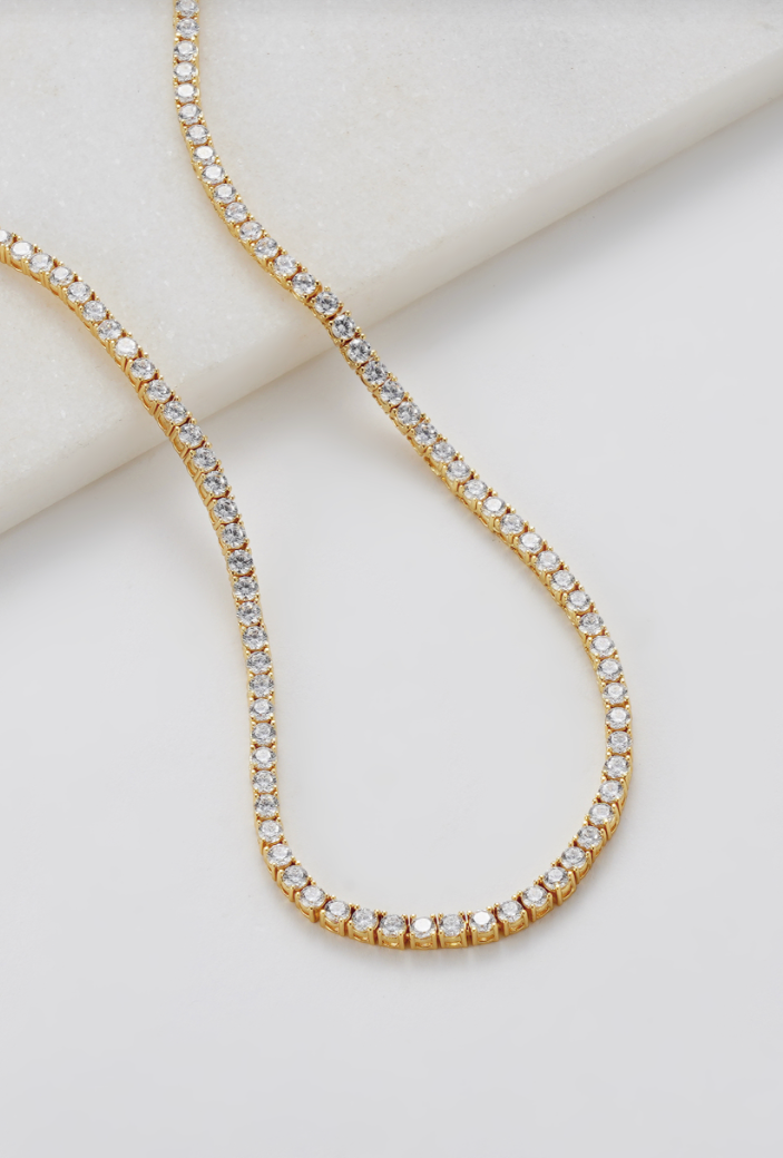 Zafino 18K Gold Plated - Dani Tennis Necklace