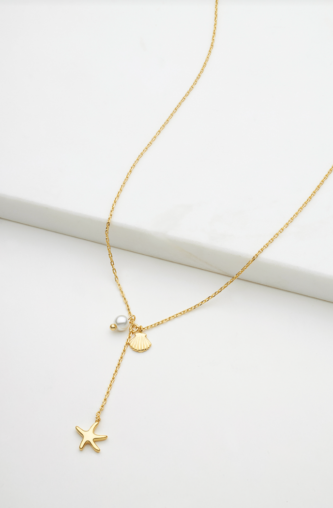 Zafino 18K Gold Plated Ocean Mini Necklace - Starfish Mini