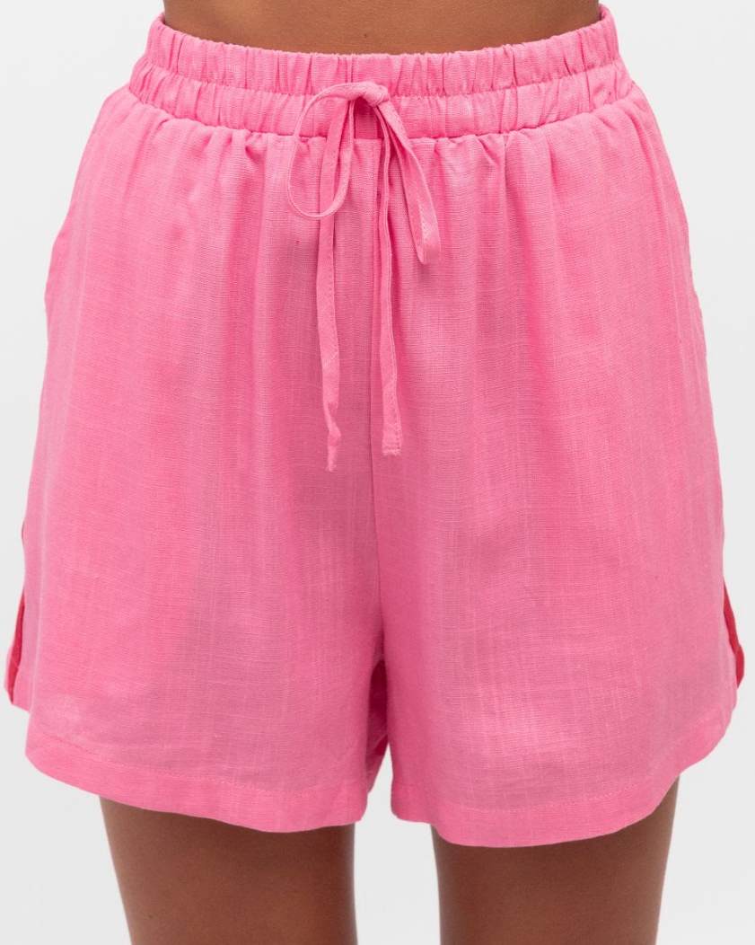 Best seller - Stripe Side detail Shorts - Pink and Red