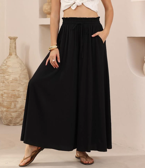 Palazzo Pants - Black