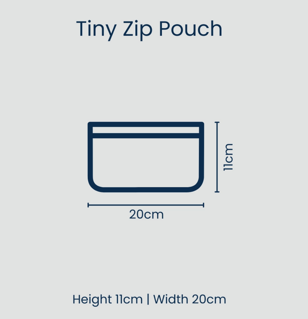 NEW Project Ten Clear Zip Pouch Bundle (x3 Sizes) – Green