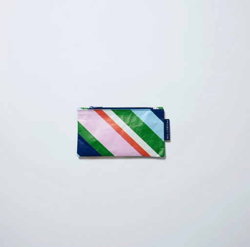 NEW Project Ten TINY Zip Pouch - Rugby stripe
