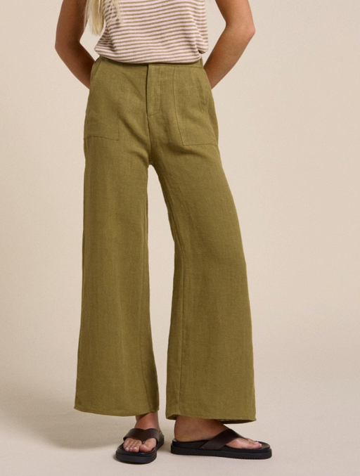 Little Lies Jude Pants - Olive