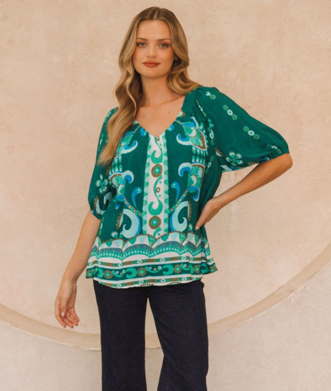 Magic Blouse - Teal