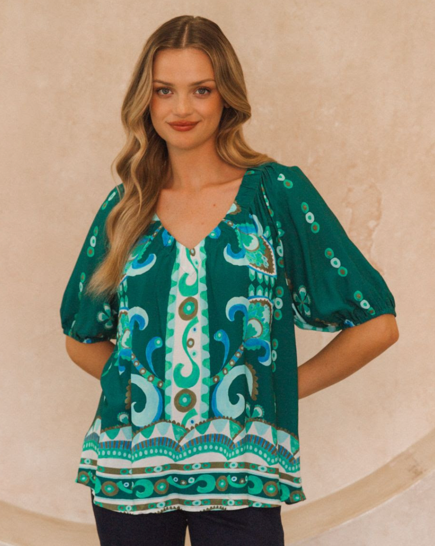 Magic Blouse - Teal