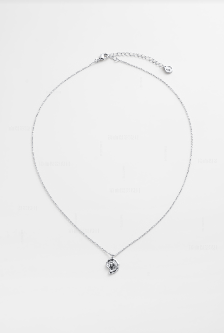 Zafino Rhodium Plated Shelly Mini Necklace - silver