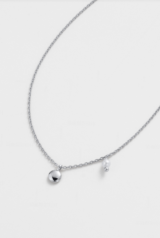 Zafino Rhodium Plated Eva Mini Necklace - silver