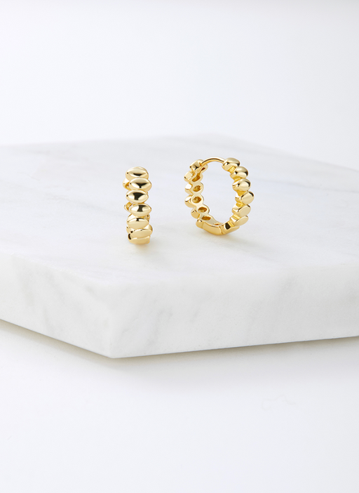 Zafino 18K Gold Plated Bailey Huggie Hoop