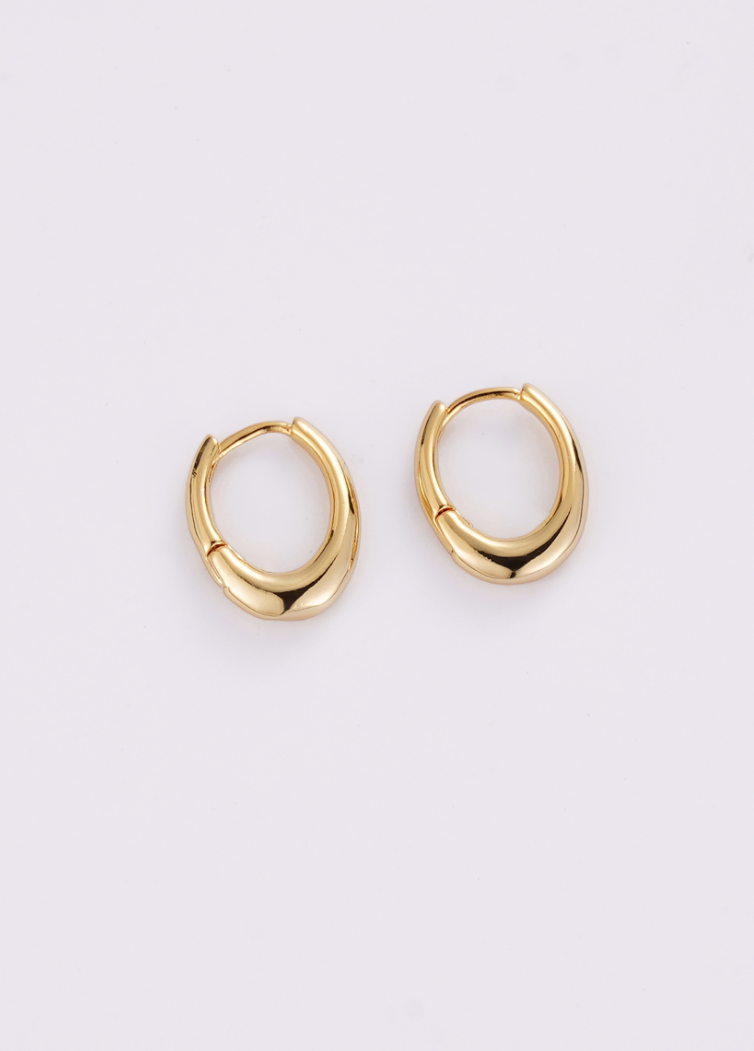 Zafino 18K Gold Plated Pia Small Hoop