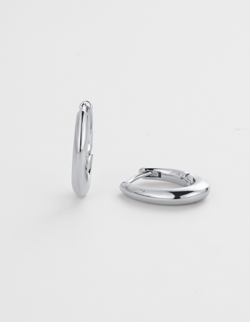 Zafino 18K Rhodium Plated Pia Small Hoop