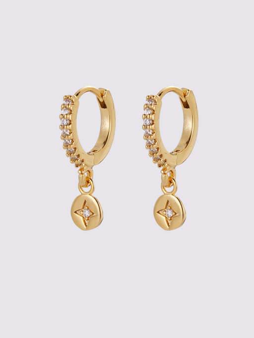 Zafino 18K Gold Plated Holly Hoop