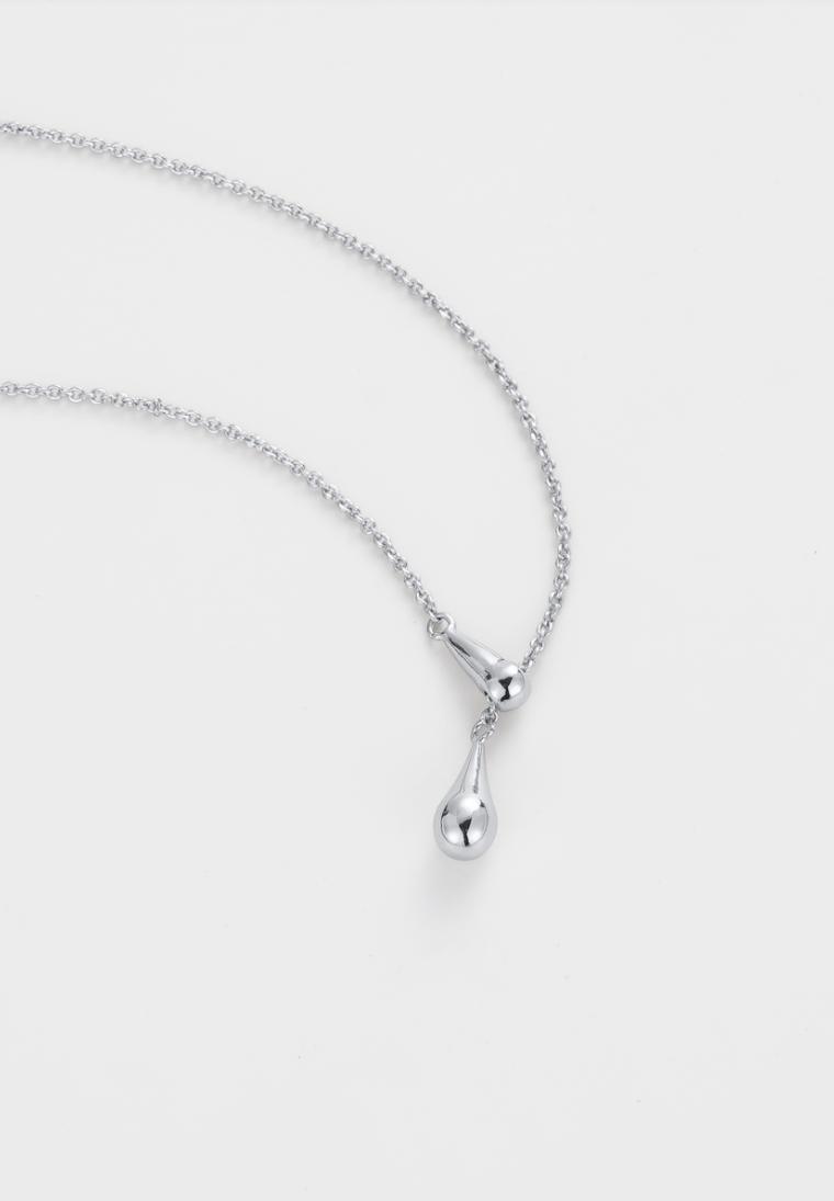 Zafino 18K Rhodium Plated Nova Mini Necklace
